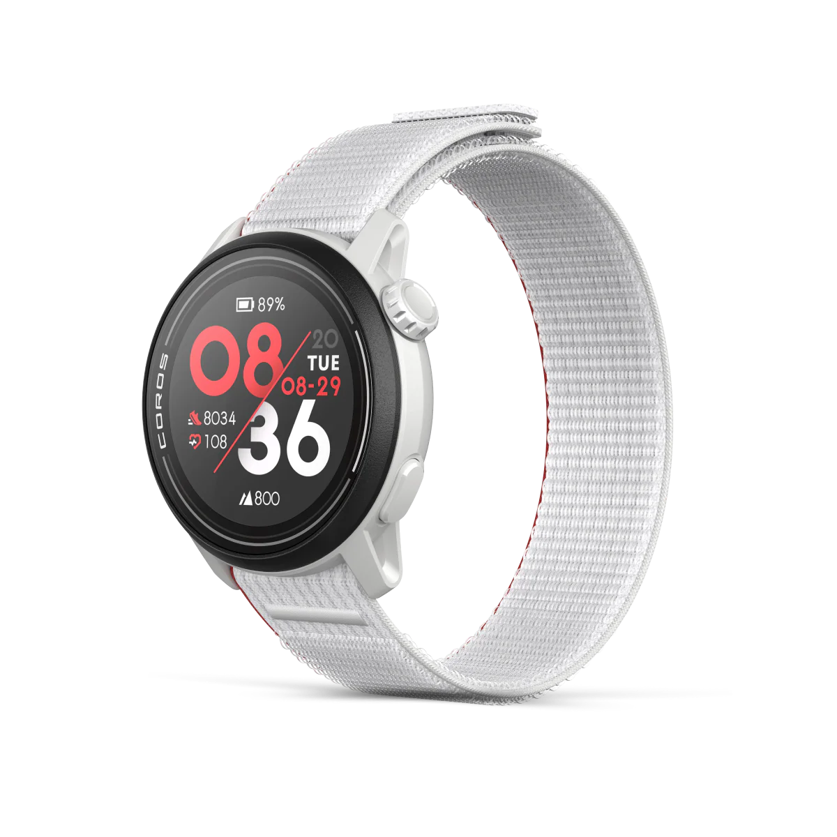 Coros Pace 3 GPS Sport Watch - Nylon Chalk
