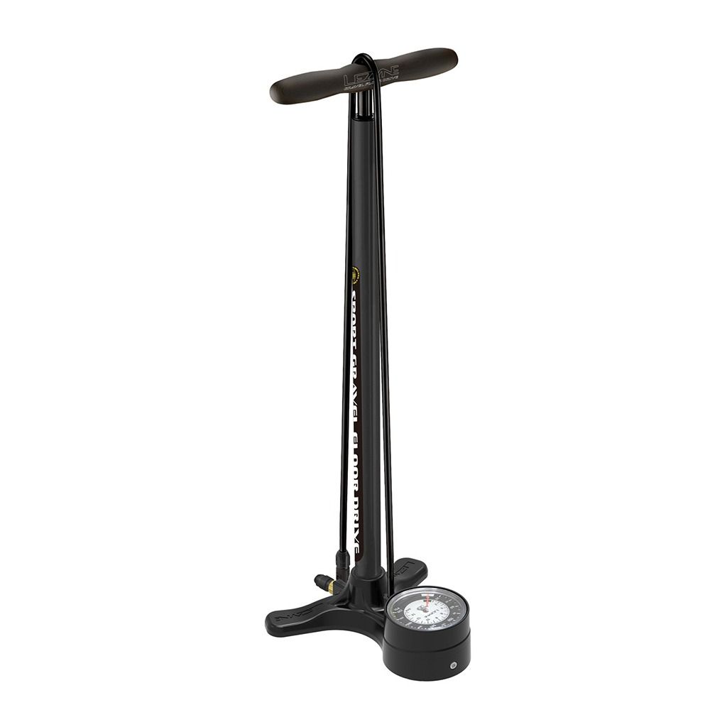 Lezyne Sport Gravel Drive Floor Pump-Matt Black