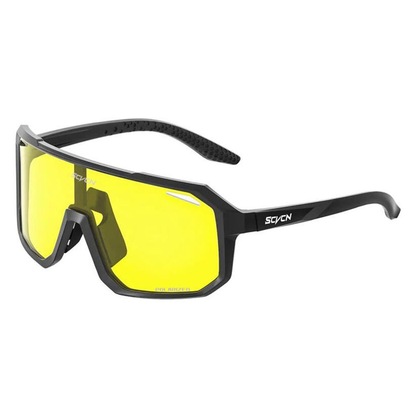 SCVCN S62 Night Vision Yellow Polarized Glasses - Black