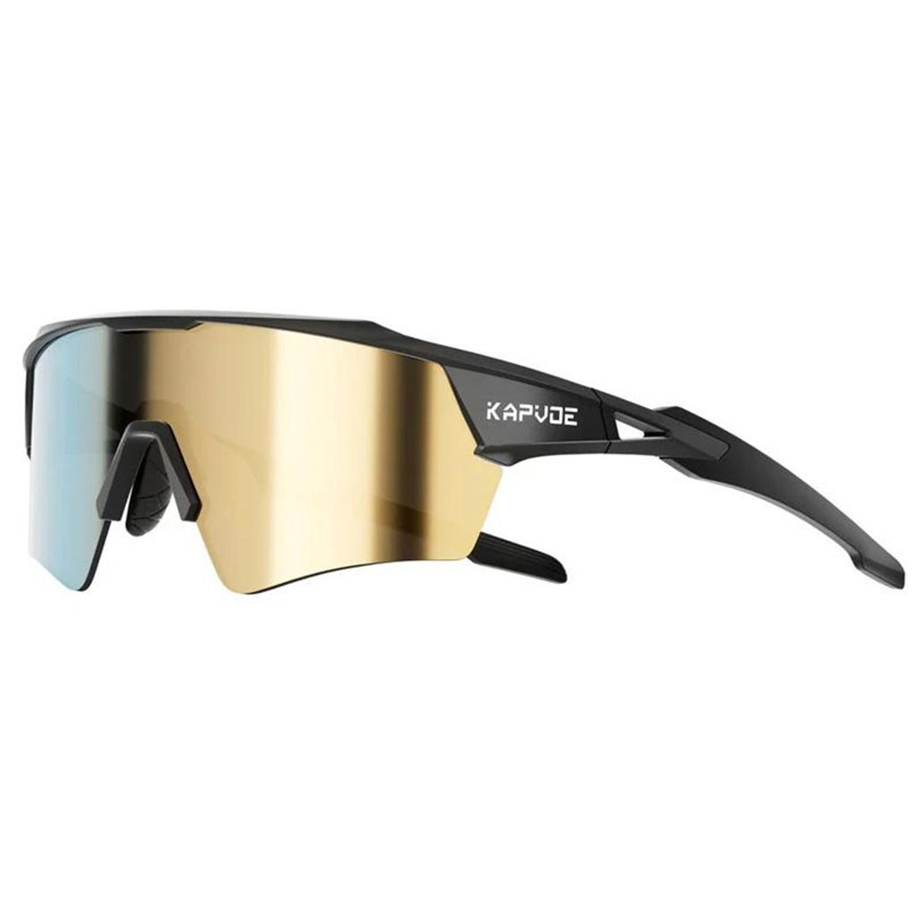 Kapvoe DreamChaser Wings Sports Sunglasses - Gold/Black