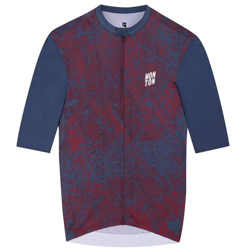 Monton Topography Jersey-Crimson Navy