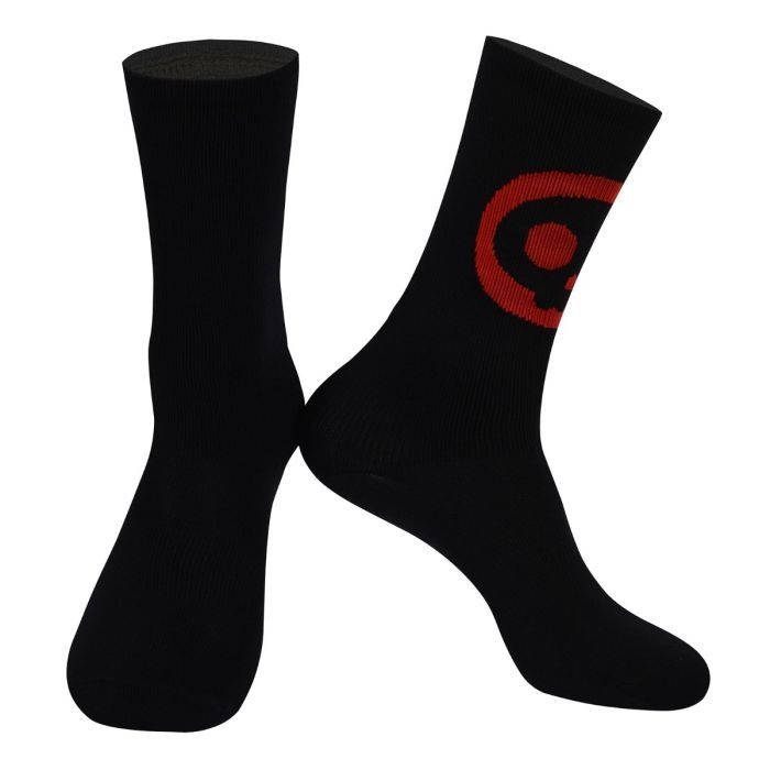 Skull Monton Cycling Socks - Red