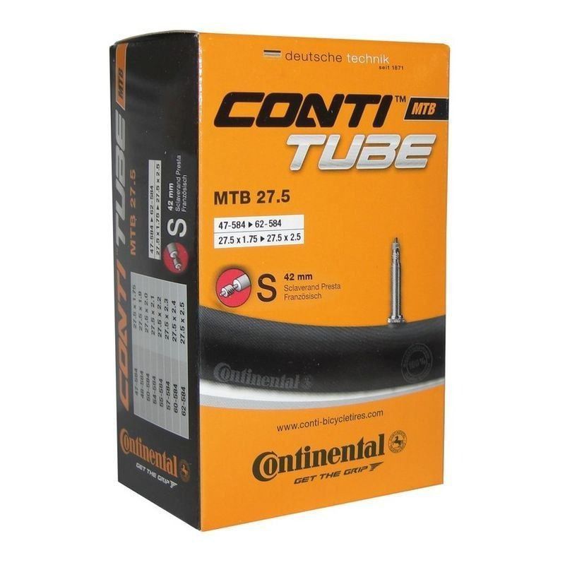 Continental MTB Inner Tube - 27.5&quot; Presta 42mm