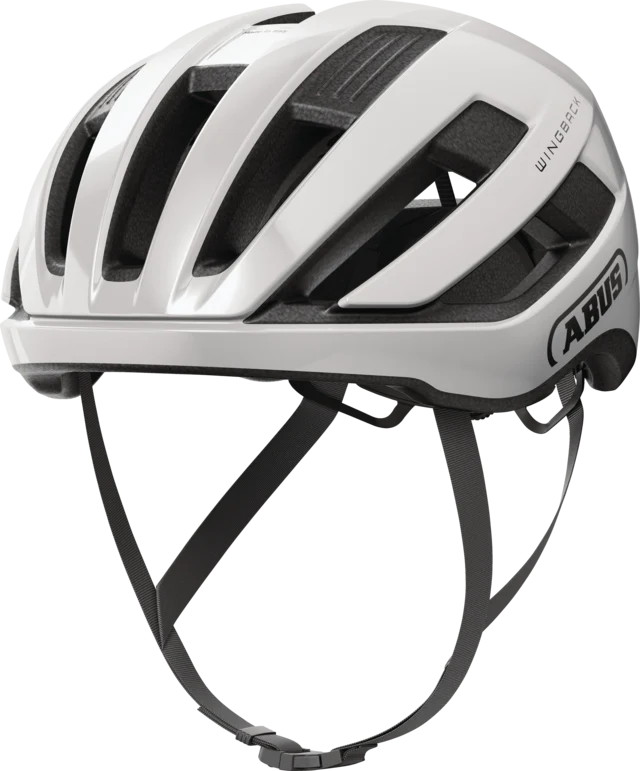 Abus Wingback Road Cycling Helmet - Shiny White