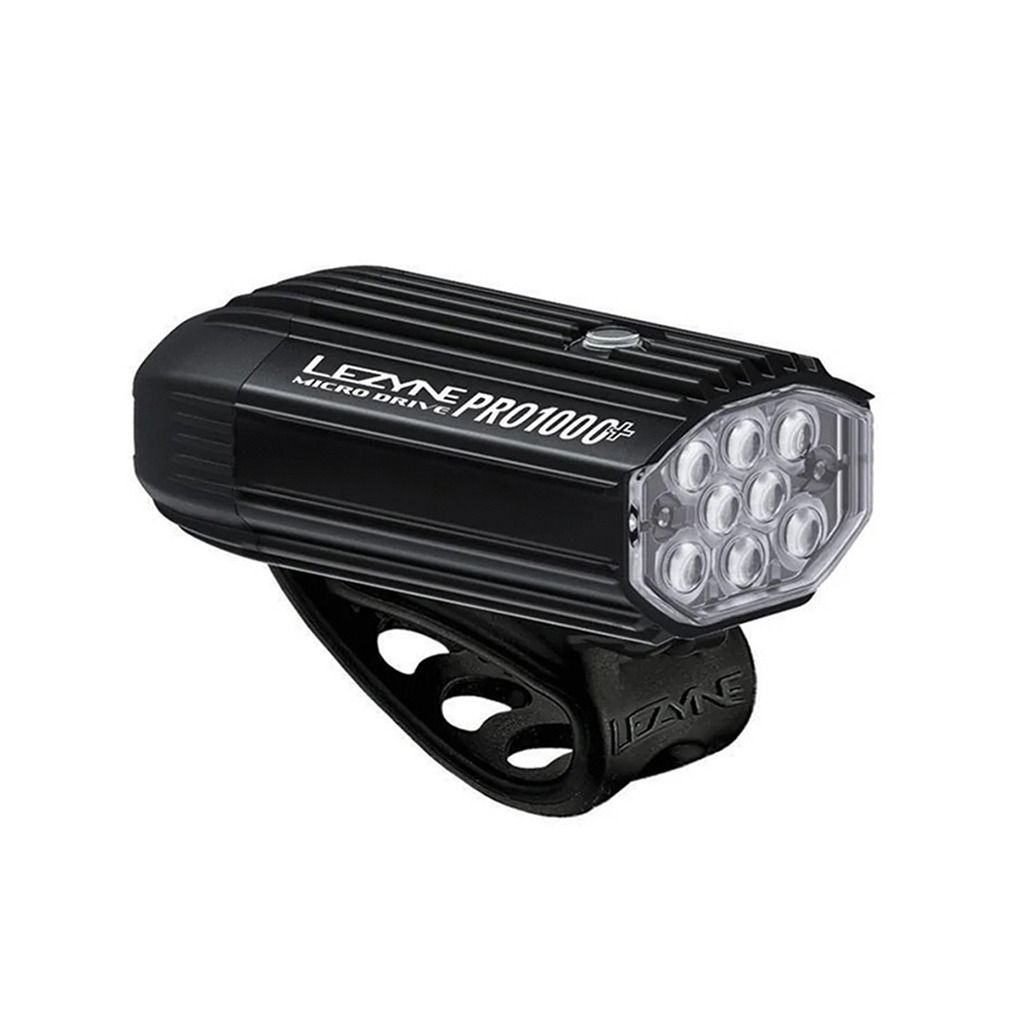Lezyne Micro Drive Pro 1000+ Front Light-Satin Black (1000 Lumens)