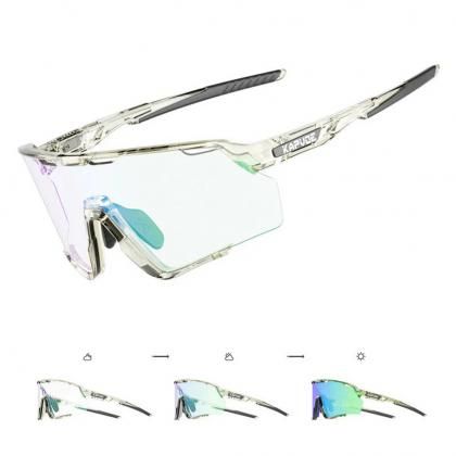 Kapvoe X170 Colour Changing Frame Photochromic Sunglasses-Green
