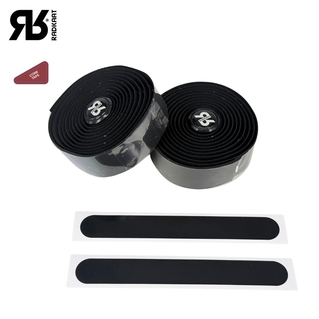 Radkaat CorkMiles Handlebar Tape, COLOR: Black