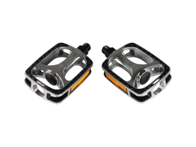 Trek Hybrid Pedal Set - Silver/Black