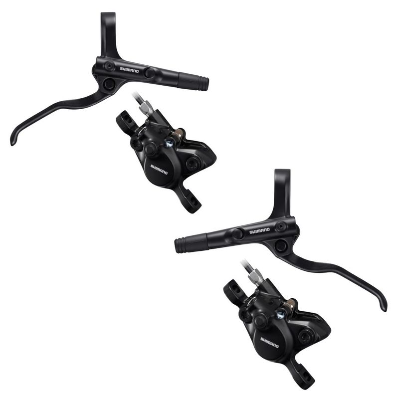 Shimano BL-MT200/BR-MT200 Hydraulic Disc Brake Set (Combo, Front Left &amp; Rear Right) - OEM
