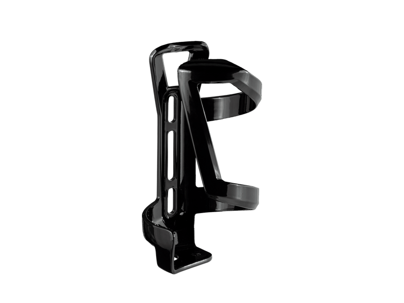 Bontrager Left Side Load Recycled Water Bottle Cage - Black/Dark Grey (Glossy)