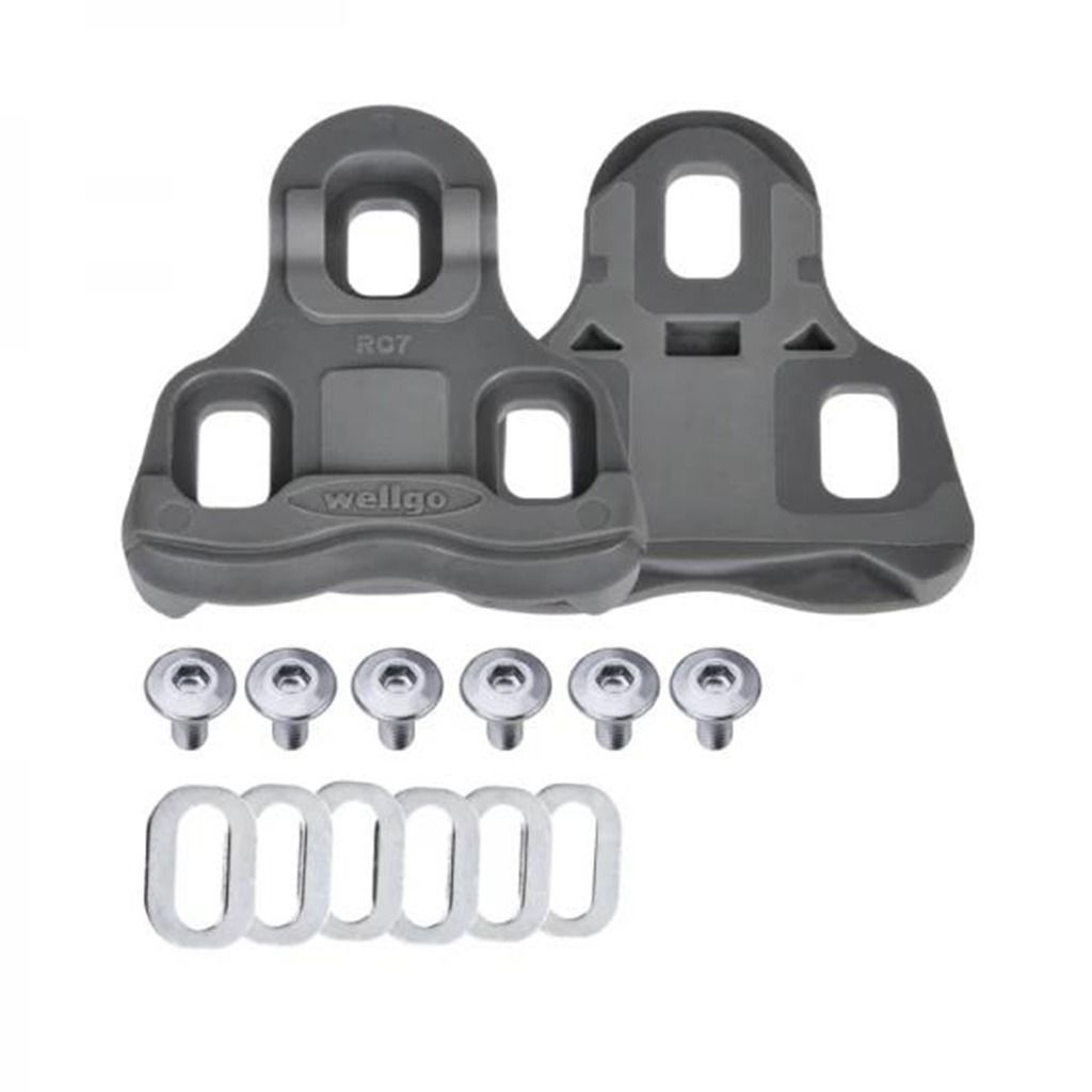 Wellgo RC-7A Cleat For Road Pedal (KEO Compatible) (9 Deg Float) - Grey