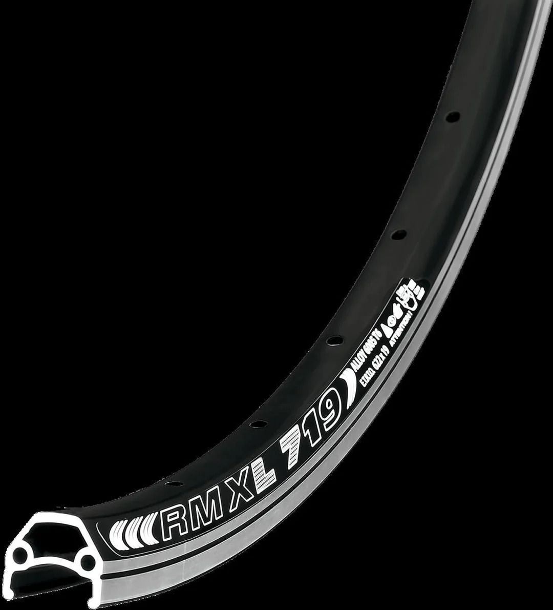 Remerx HIT 700c Rim Brake Rim (Black)