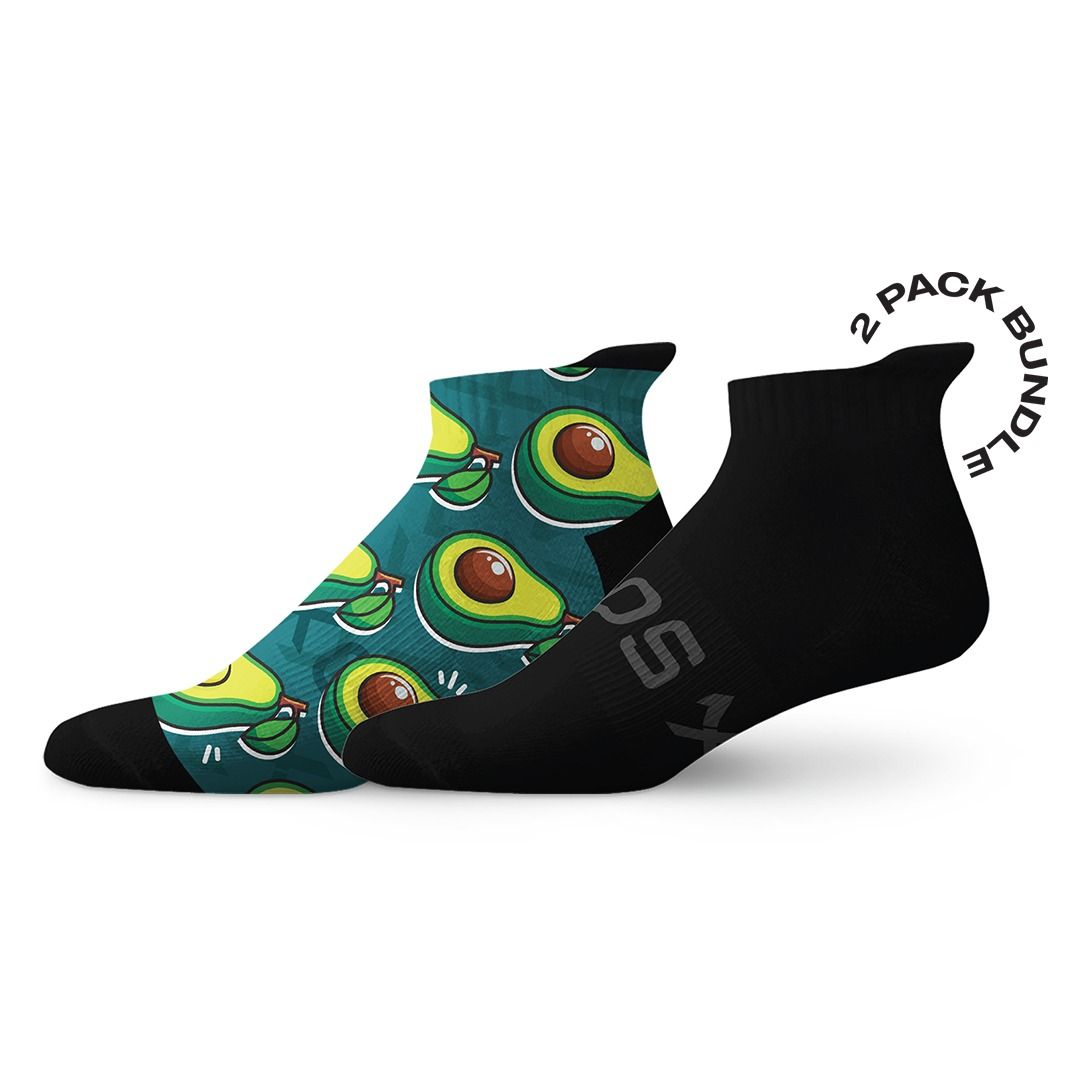 Sox Avocado Tab Combo Socks (Pack Of 2)