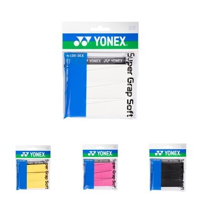 Yonex Griffband AC 136 SUPER GRAP SOFT 3er PACKUNG