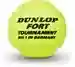 DUNLOP TENNISBALL "FORT TOURNAMENT" 4ER