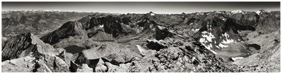 vista dall' Emilius: Cervino, MonteRosa, Tersiva, Gran Paradiso, Grivola