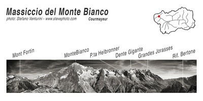 Monte Bianco - veduta centrale / Gigantografia
