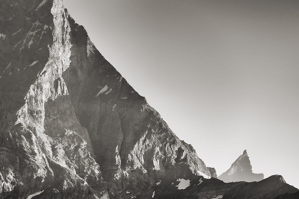 Zinalrothorn e spalla del Cervino - Matterhorn