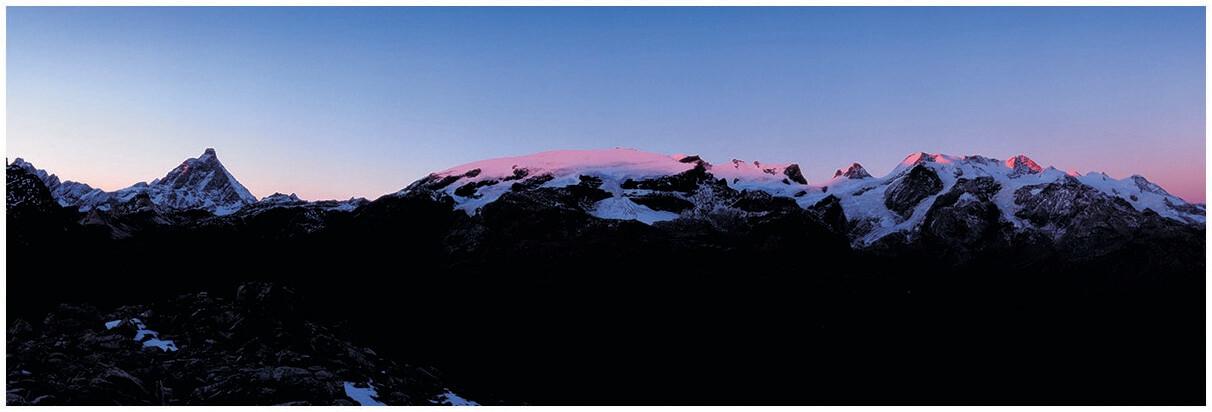 Cervino e Monte Rosa - al tramonto