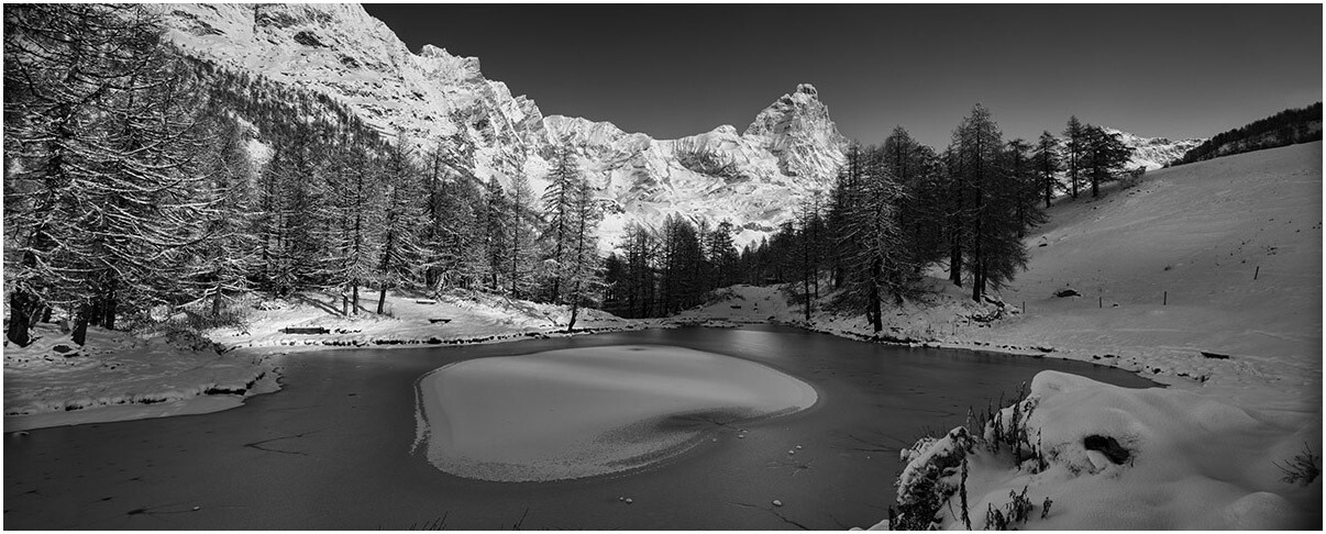 Lago Blu Inverno / Cervino