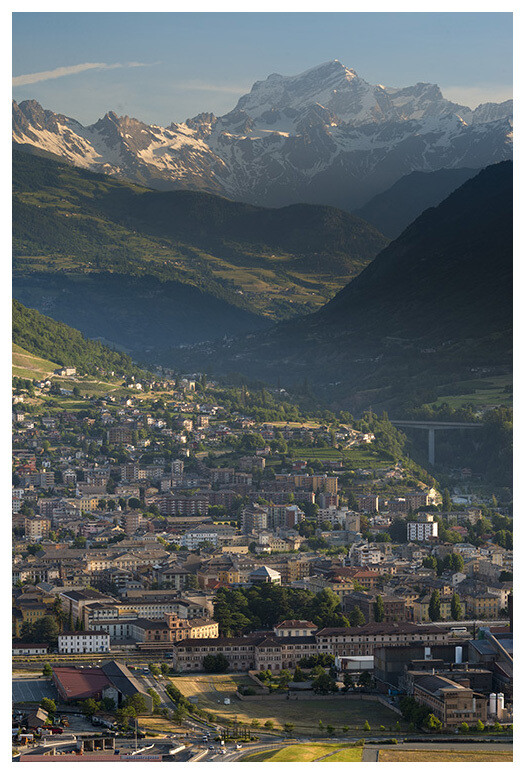 Aosta e il Grand Combin