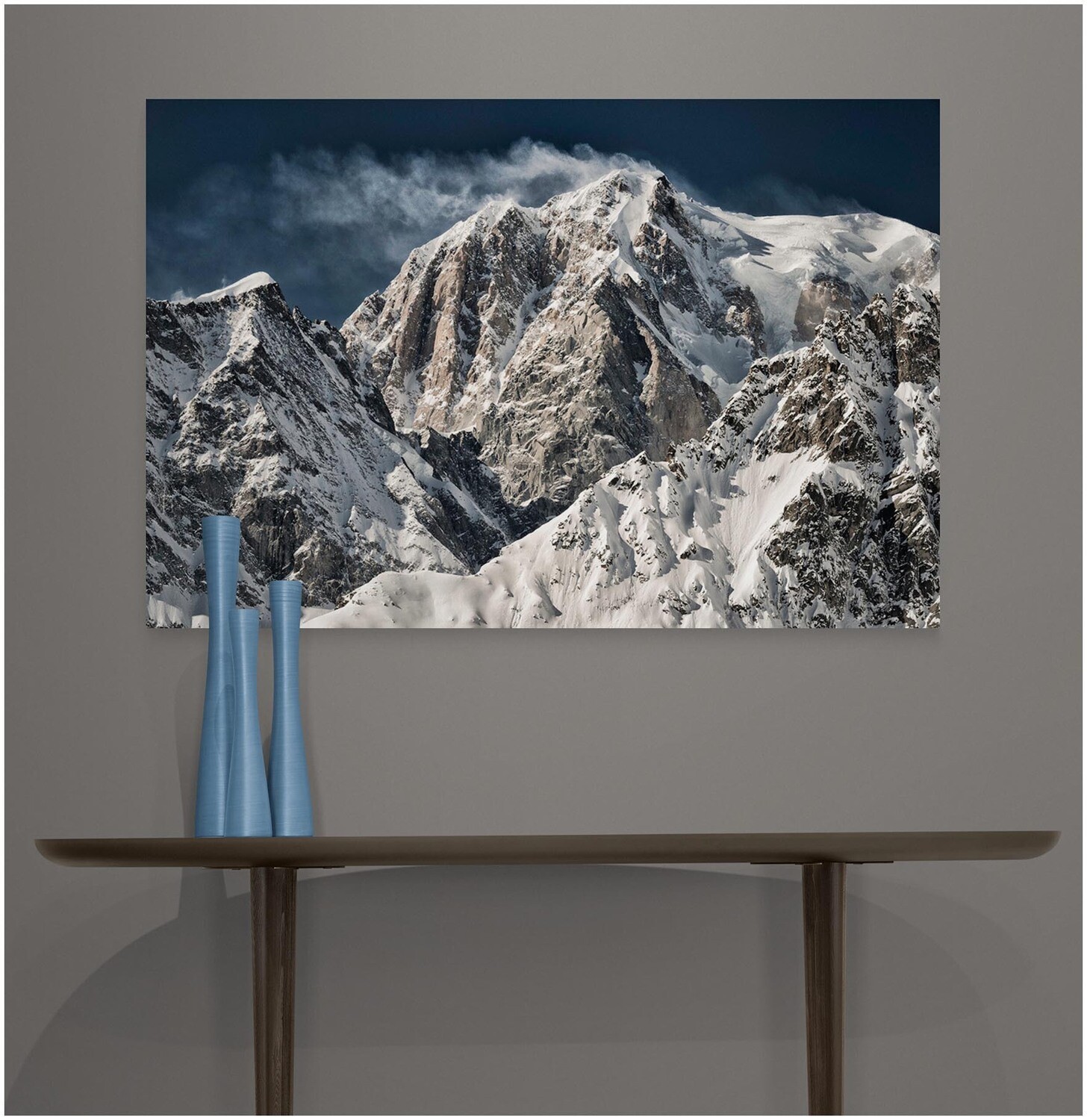 Il Re delle Alpi - Monte Bianco - Black&Blue