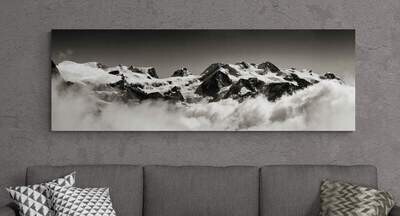 Monte Rosa fra le nuvole