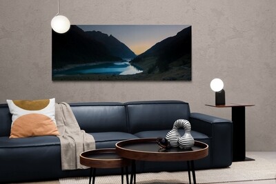 Lago di Place-Moulin al tramonto