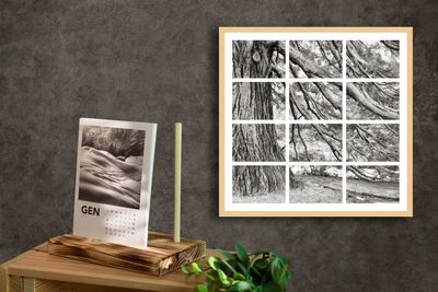 Calendario NATURA 12 mesi + quadro componibile