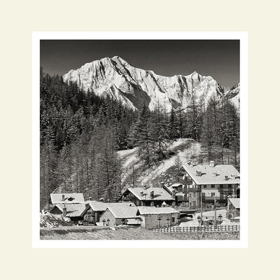 Champlong - Cogne - sullo sfondo il Monte Bianco