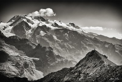 il ritiro del bianco - Monte Rosa - Valtournenche