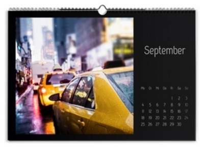 Calendario Creativo nero