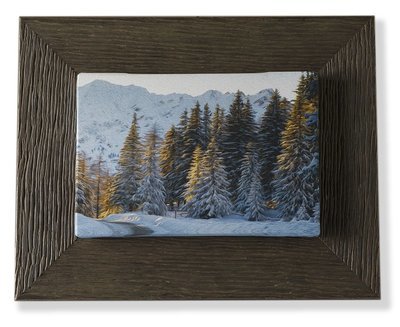 Valle d&#39;Aosta - Alba sulla neve