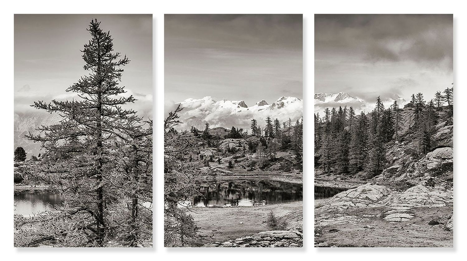 Mont Avic - Monte Rosa - Champorcher  trittico