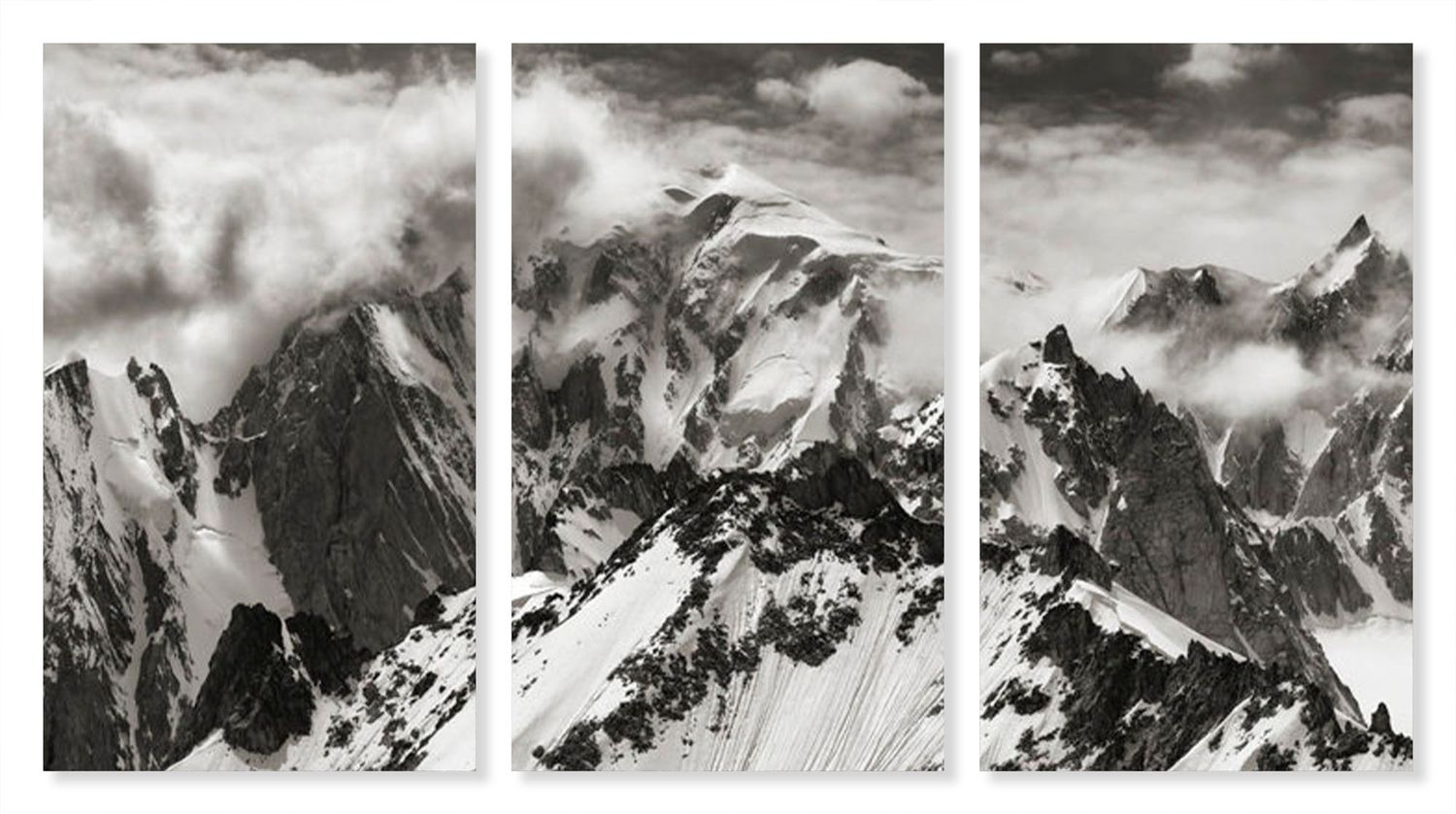 Monte Bianco - trittico