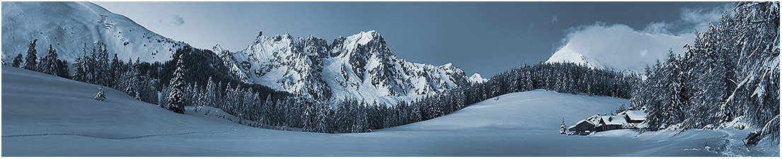 Quiete Blu - Dente del Gigante e Grandes Jorasses, Monte Bianco