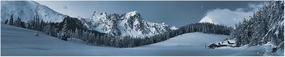 Petosan - Quiete Blu - Dente del Gigante e Grandes Jorasses, Monte Bianco