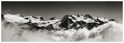 Monte Rosa fra le nuvole