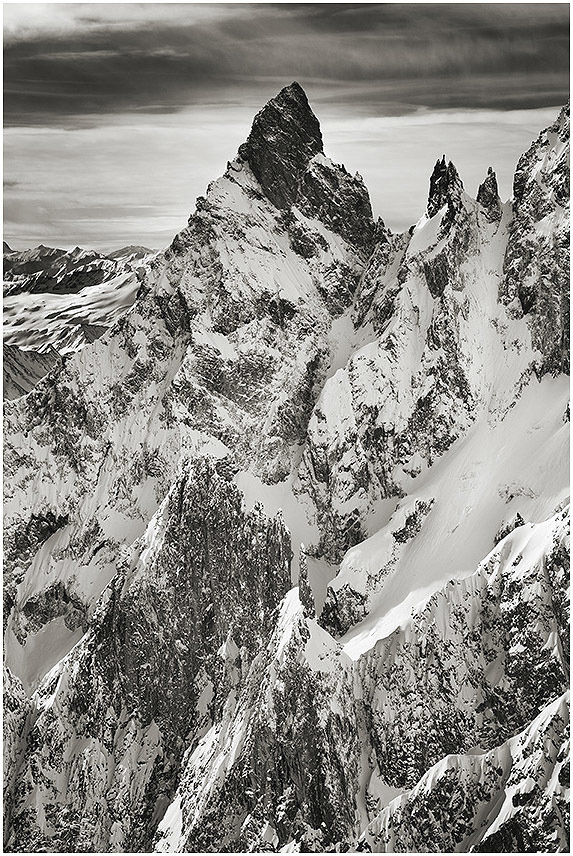Aiguille Noire Peuterey e Les Dames Anglaises - Courmayeur - Monte Bianco - special metal edition