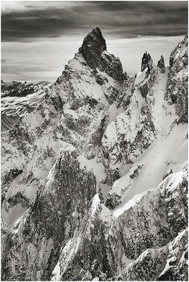 Aiguille Noire Peuterey e Les Dames Anglaises - Courmayeur - Monte Bianco - special metal edition