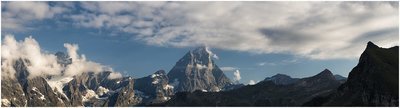 Dent d&#39;Hérens e Cervino