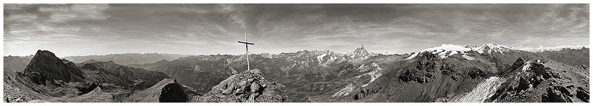 Cervino, Monte Rosa, Grand Tournalin dalla Roisetta