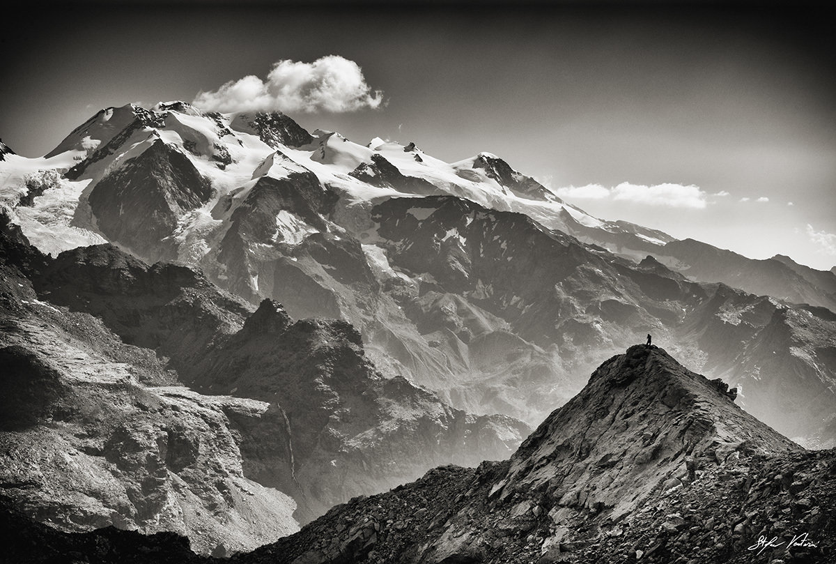 il ritiro del bianco - Monte Rosa - Valtournenche