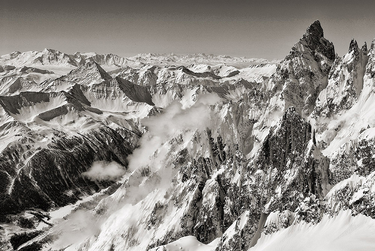 Aiguille Noire Peuterey e Les Dames Anglaises - Courmayeur - Monte Bianco