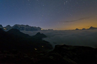 Monte Rosa all&#39;alba