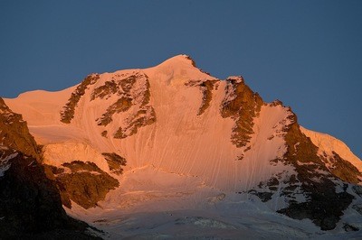 Gran Paradiso - parete Nord al tramonto
