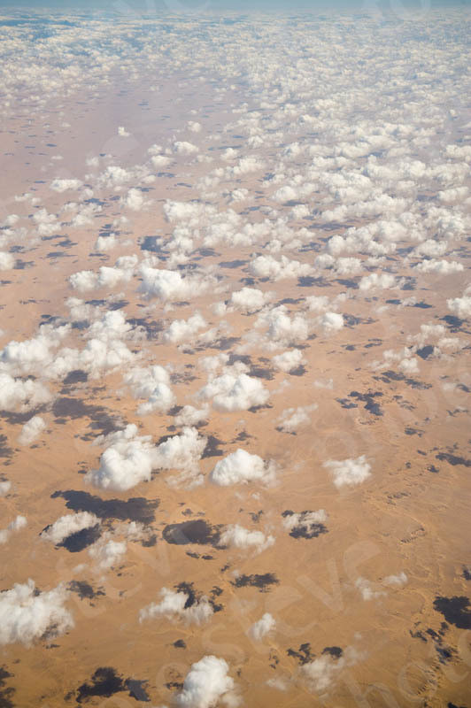 Clouds on the sahara
