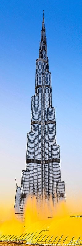 Burj Khalifa - 828 mt