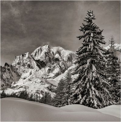 Monte Bianco innevato