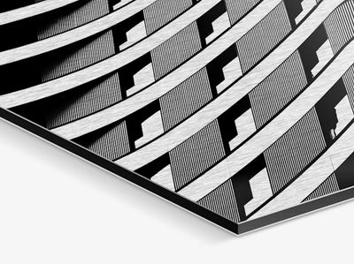 Stampa su alluminio dibond spazzolato Stampa su alluminio dibond spazzolato